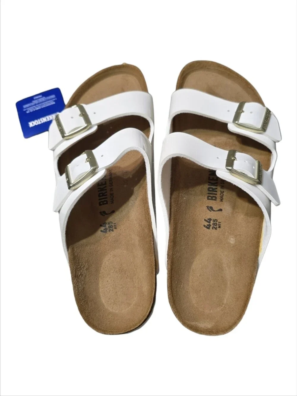 Birkenstock Arizona BS Patent White Sandals